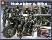 Hakaider & Bike (Anniversary) from Super Imaginative Chogokin - Classics 2007 manufactured by Bandai [Loose]