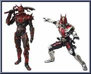 Masked Rider Den-O (Sword Form) & Momotaros Imagin from Super Imaginative Chogokin - 2-Pack Boxed Set manufactured by Bandai [Front]