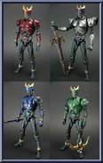 Masked Rider Kuuga (Mighty Form) (Anniversary) from Super Imaginative Chogokin - Classics 2008 manufactured by Bandai [Loose]