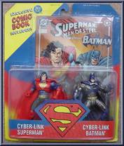Cyber-Link Superman & Cyber-Link Batman Action Figure