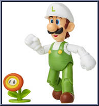 Fire Luigi (with Fire Flower) Action Figure
