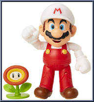 Fire Mario (with Fire Flower) Action Figure