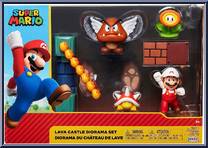 Lava Castle Diorama Playset from Super Mario - Playsets manufactured by Jakks Pacific [Front]