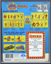 Hawkman from Super Powers - Series 1 manufactured by Kenner [Back]