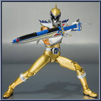 Zyuden Sentai Kyoryuger - Kyoryu Gold from Super Sentai - Monster Collection - MS Series manufactured by Bandai [Loose]