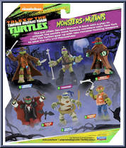Mutant Mummy Leo from Tales of the Teenage Mutant Ninja Turtles - Monsters + Mutants manufactured by Playmates [Back]