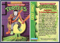 Casey Jones [Reissue] from Teenage Mutant Ninja Turtles - 1994 - Basic Figures (with Cards) manufactured by Playmates [Card]