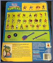 Classic Rocker Leo from Teenage Mutant Ninja Turtles - Rock 'N Rollin' Turtles manufactured by Playmates [Back]