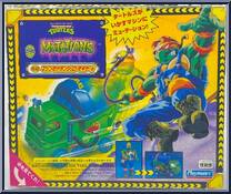 Construction Mutation Mike from Teenage Mutant Ninja Turtles - Mighty Mutations manufactured by Playmates [Front]