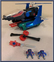 Cyber-Jet Playset from Teenage Mutant Ninja Turtles - Mini Mutants manufactured by Playmates [Loose]