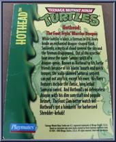 Hothead [Reissue] from Teenage Mutant Ninja Turtles - 1994 - Basic Figures (with Cards) manufactured by Playmates [Card]