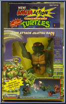Jump Attack Jujitsu Raph from Teenage Mutant Ninja Turtles - Ninja Action Turtles manufactured by Playmates [Front]