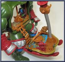 Leonardo's Battle Castle Playset from Teenage Mutant Ninja Turtles - Turtle in a Turtle manufactured by Playmates [Loose]
