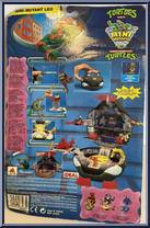 Turtle-Top - Leonardo's Mutant Military Playset (with Cards) from Teenage Mutant Ninja Turtles - Mini Mutants manufactured by Playmates [Back]
