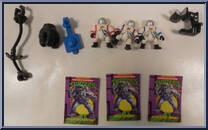 Mutant Michaelangelo Space Station Playset (with Cards) from Teenage Mutant Ninja Turtles - Mini Mutants manufactured by Playmates [Cards]
