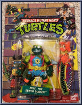 Mike, the Sewer Surfer from Teenage Mutant Ninja Turtles - Disguised Turtles manufactured by Playmates [Front]