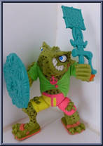 Napoleon Bonafrog from Teenage Mutant Ninja Turtles - 1990 - Basic Figures manufactured by Playmates [Loose]