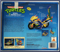 Ninja Newscycle  from Teenage Mutant Ninja Turtles - 1991 - Accessories manufactured by Playmates [Back]