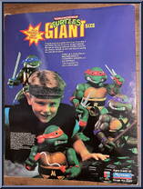 Raphael with Sai [Reissue] from Teenage Mutant Ninja Turtles - Giant Size manufactured by Playmates [Back]