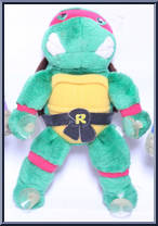 Raphael (with Suction Cups) from Teenage Mutant Ninja Turtles - Plush manufactured by Playmates [Loose]