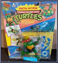Breakfightin' Raphael from Teenage Mutant Ninja Turtles - Wacky Action manufactured by Playmates [Front]