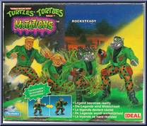 Mutatin' Rocksteady from Teenage Mutant Ninja Turtles - Mutations manufactured by Playmates [Front]