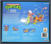 Samurai Scooter from Teenage Mutant Ninja Turtles - 1992 - Accessories manufactured by Playmates [Back]