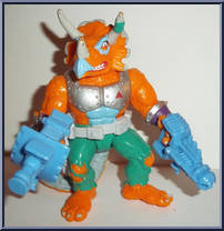 Triceraton from Teenage Mutant Ninja Turtles - 1990 - Basic Figures manufactured by Playmates [Loose]