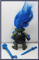 Turtle Troll Leo from Teenage Mutant Ninja Turtles - Troll Turtles manufactured by Playmates [Loose]