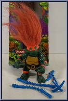 Turtle Troll Mike from Teenage Mutant Ninja Turtles - Troll Turtles manufactured by Playmates [Loose]
