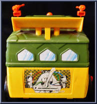 Turtle Party Wagon (Mutant Attack Van) from Teenage Mutant Ninja Turtles - 1989 - Accessories manufactured by Playmates [Loose]