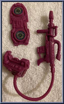 Zak, The Neutrino from Teenage Mutant Ninja Turtles - 1991 - Basic Figures manufactured by Playmates [Loose]