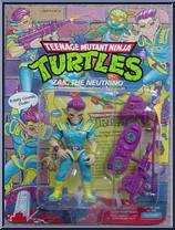 Zak, The Neutrino from Teenage Mutant Ninja Turtles - 1991 - Basic Figures manufactured by Playmates [Front]