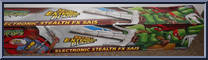 Electronic Stealth FX Sais from Teenage Mutant Ninja Turtles - Animated - Role Play manufactured by Playmates [Front]