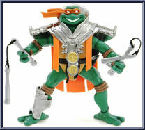 Michelangelo from Teenage Mutant Ninja Turtles - Animated - Battle Nexus manufactured by Playmates [Loose]