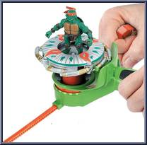 Michelangelo from Teenage Mutant Ninja Turtles - Animated - Turbo Bashers (mini) manufactured by Playmates [Loose]