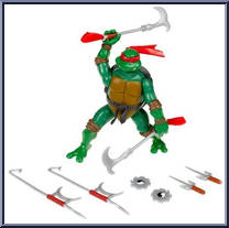 Raph from Teenage Mutant Ninja Turtles - Animated - Combat Warriors manufactured by Playmates [Loose]