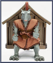 Splinter from Teenage Mutant Ninja Turtles - Animated - Ninja Action: Series 2 manufactured by Playmates [Loose]