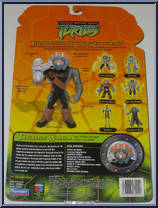 Triceraton Warrior from Teenage Mutant Ninja Turtles - Animated - Basic Assortment - 2004 manufactured by Playmates [Back]