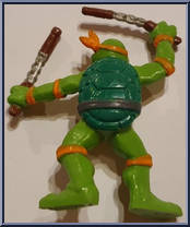 Michelangelo from Teenage Mutant Ninja Turtles - Basic Series manufactured by Bullyland [Loose]