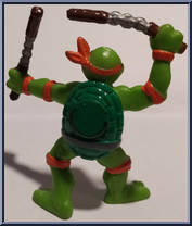 Michelangelo from Teenage Mutant Ninja Turtles - Basic Series manufactured by Bullyland [Loose]