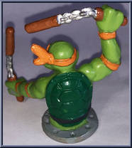 Michelangelo from Teenage Mutant Ninja Turtles - Manhole manufactured by Bullyland [Loose]
