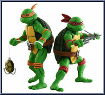 Raphael and Michelangelo Action Figure