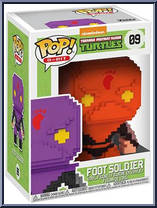 Foot Soldier (Red) (8-Bit) from Teenage Mutant Ninja Turtles - Pop! Vinyl Figures manufactured by Funko [Front]