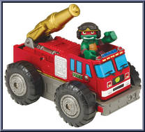 Fire Truck to Tank Action Figure