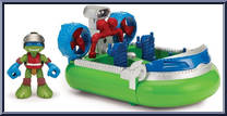Hovercraft (with Sea Rescue Leo) Action Figure
