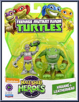 Kraang & Leatherhead from Teenage Mutant Ninja Turtles - Half Shell Heroes - 2-Packs manufactured by Playmates [Front]