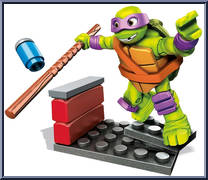 Donnie (Bo Staff Strike) from Teenage Mutant Ninja Turtles - 2016 Series manufactured by Mega Bloks [Loose]