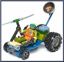 Leo (Pizza Roadster) from Teenage Mutant Ninja Turtles - 2016 Series manufactured by Mega Bloks [Loose]
