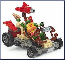Raph (Pizza Speedster) from Teenage Mutant Ninja Turtles - 2016 Series manufactured by Mega Bloks [Loose]
